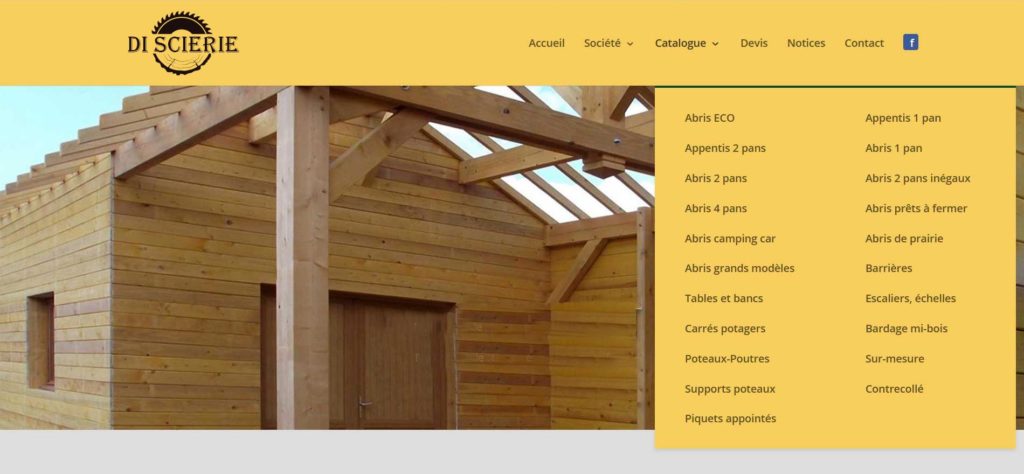 Comment faire un sous-menu sur deux colonnes sur Divi